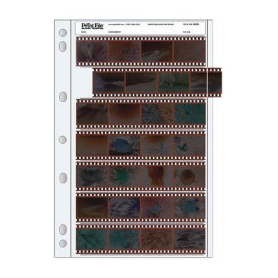 Print File Archival Storage Page for Negatives, 35mm, 7-Strips of 4-Frames (Binder Onl 010-0085