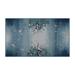 Blue 72 x 48 x 0.08 in Area Rug - East Urban Home Machine Washable Area Rug Polyester/Chenille | 72 H x 48 W x 0.08 D in | Wayfair