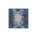 Blue 72 x 72 x 0.08 in Area Rug - East Urban Home Machine Washable Area Rug Polyester/Chenille | 72 H x 72 W x 0.08 D in | Wayfair