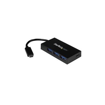 StarTech.com 4 Port USB 3.0 Hub / USB C to 1x USB C & 3x USB A / USB Type C - Hub - 4 x SuperSpeed USB 3.0 Image