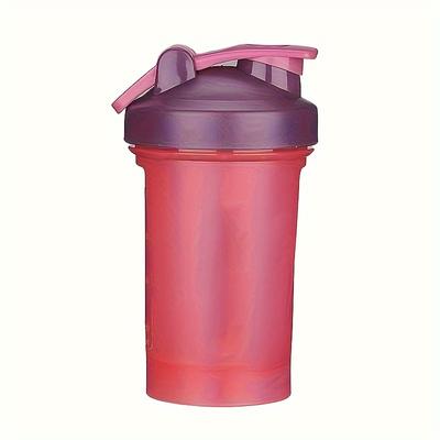 TEMU 1pc, Shaker Bottle, Protein Shakes, Powder Shaker Bottle, Sports Water Bottle, Ideal For Workout Supplements, For Sports, Gym And Fitness, Summer Drinkware