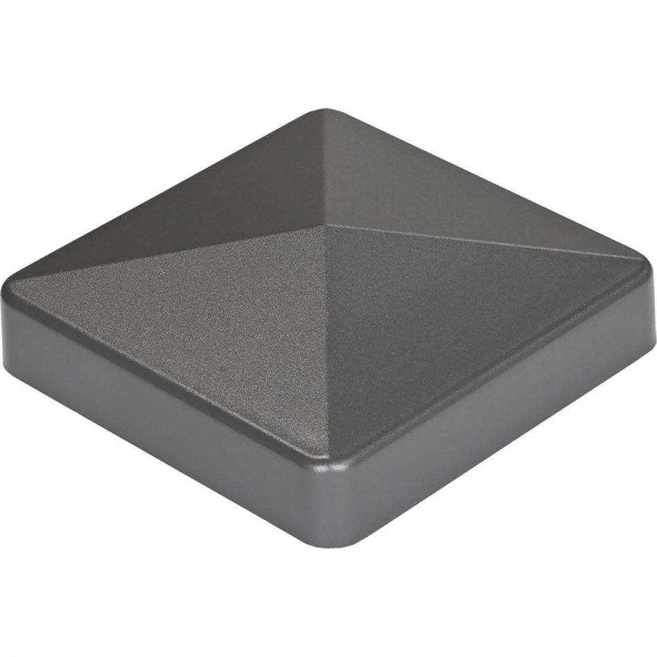 GroJa Ersatzkappe für Alu-Steckzaunpfosten und Alu-Torpfosten Anthrazitgrau, 7x7 cm Image