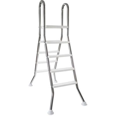 Evolution - Hochbeckenleiter V2A Edelstahl 2x 4 Stufen mit Plattform Kunststoff Image
