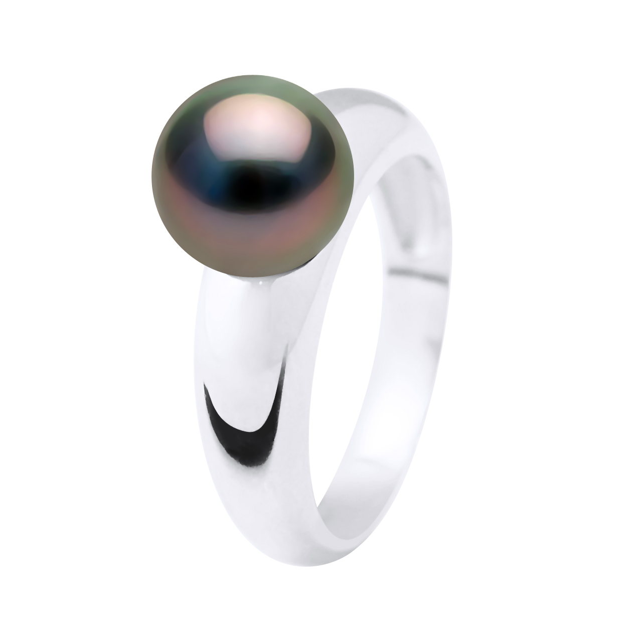 Armreif-Ring-Masse – echte Tahiti-Zuchtperlen rund 9–10 mm Image