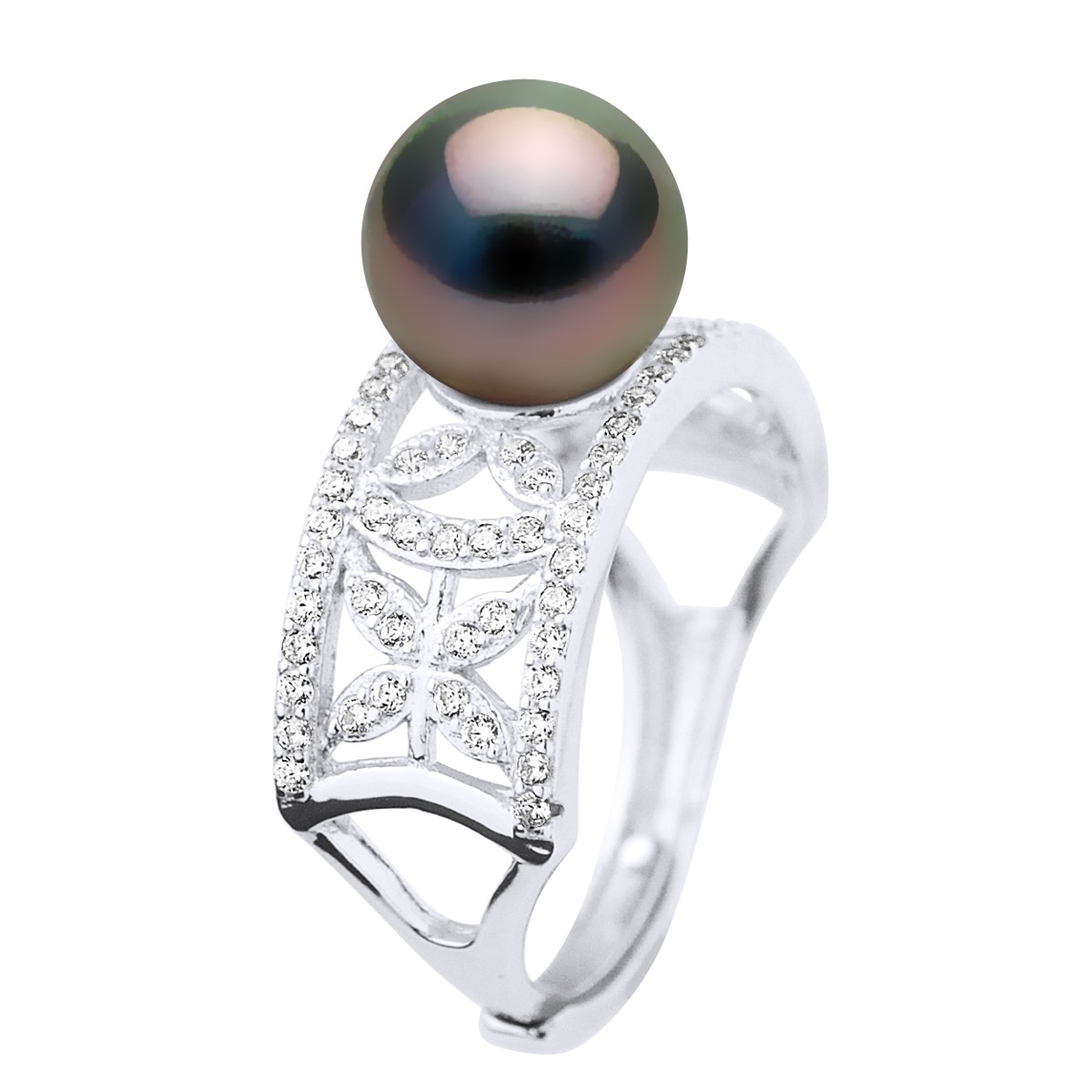 Ringschmuck - Echte Tahiti-Zuchtperle, rund 9-10 mm Image