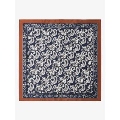 Men's Elegant Silk Paisley Bandana Scarf - Versatile Fashion Accessory