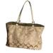 Coach Bags | Like New Authentic Vintage Coach Sig Print Gabby Tote- Pristine And Very Roomy! | Color: Cream/Tan | Size: 18x12x4