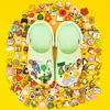 20/50/100pcs zufällige Schuh Charms Catoon Tier Schuh dekoration für Clog Kawaii Stil Schuhs chnalle Sandale Anhänger fit Einkaufstasche Geschenk
