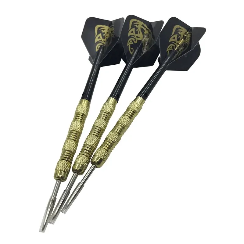 3 Stück/1 Satz 15 g Darts aus Eisen, verkupfertem Nylon, Darts-Stab, PET-Schwanzlänge 15,3 cm Image