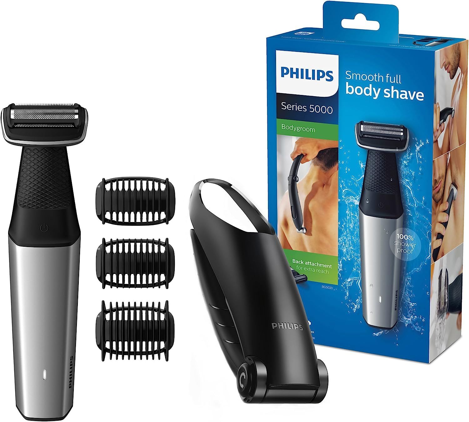 Philips Bodygroom Series 5000 con accessorio per la rimozione dei peli