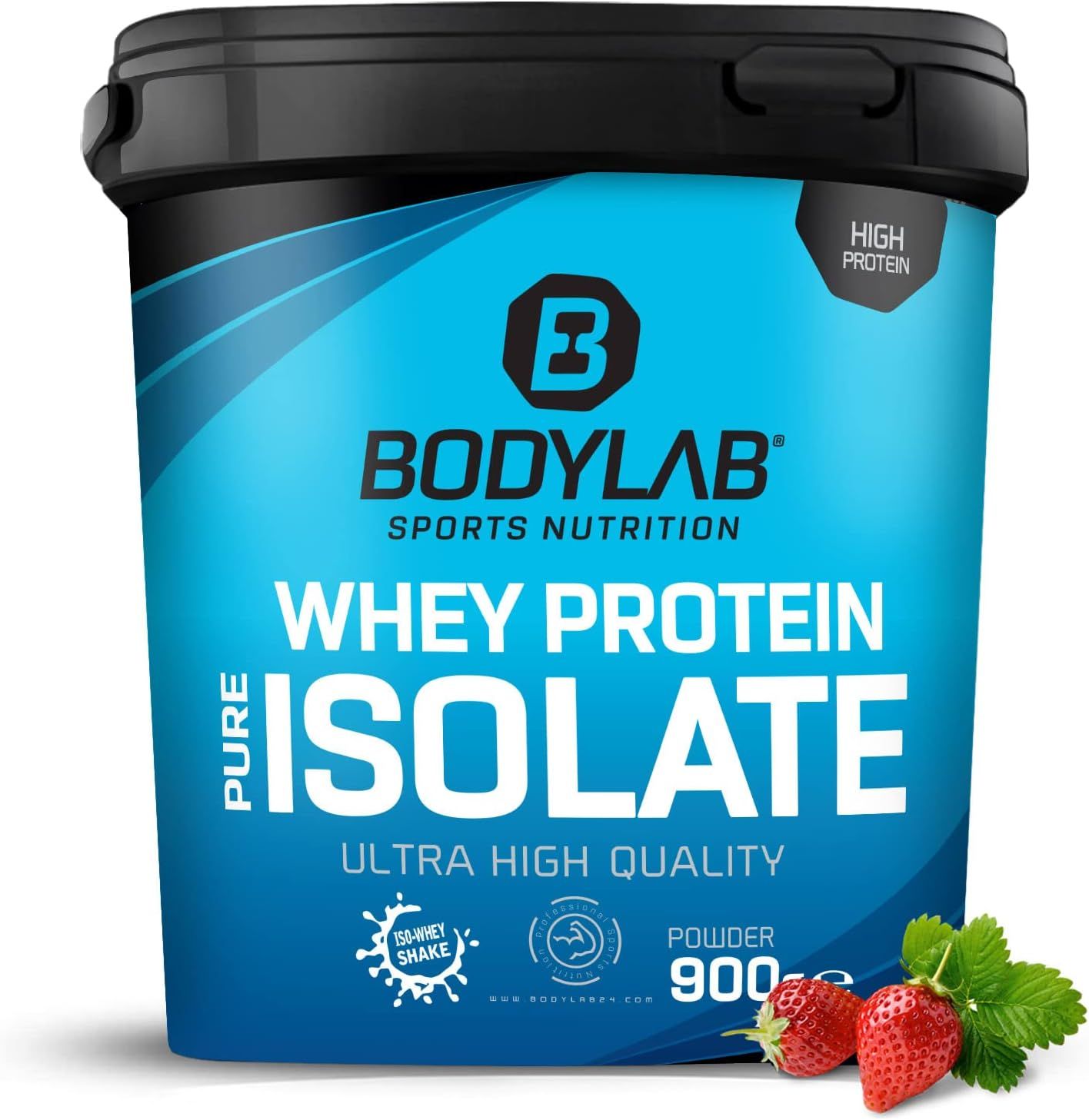Bodylab24 Proteine Whey Isolate Fragola 900 g