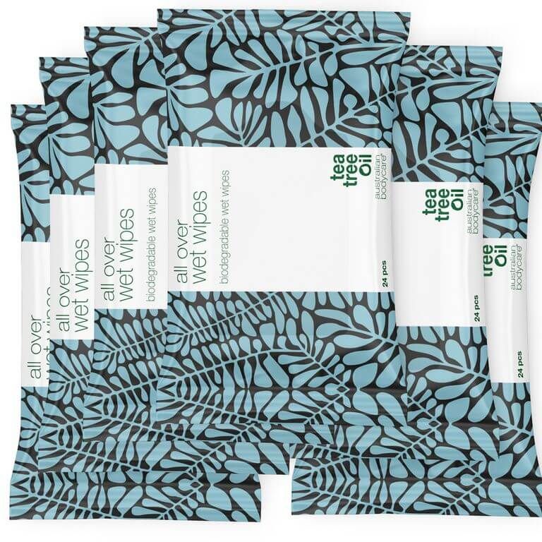 Salviettine umidificate Australian Bodycare con olio di melaleuca 24 p