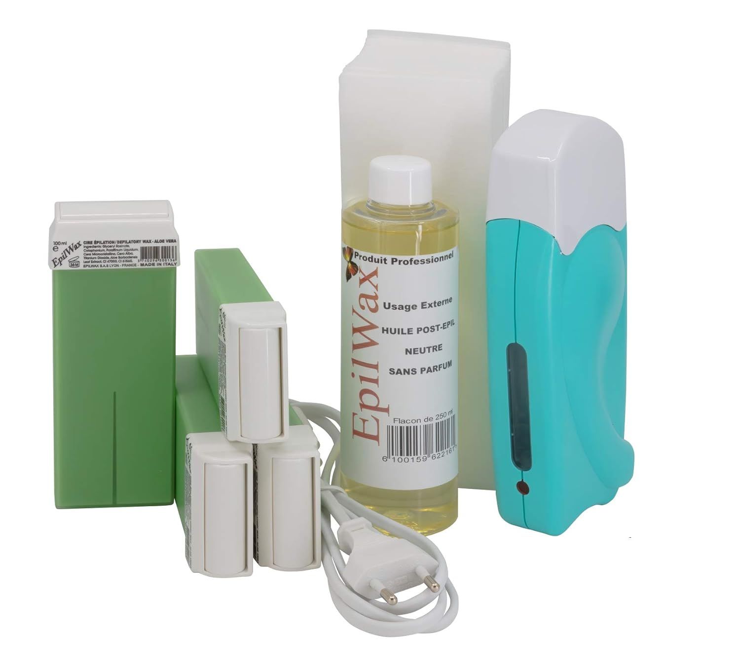 Set per ceretta EpilWax Scaldacera Aloe Vera 1 St