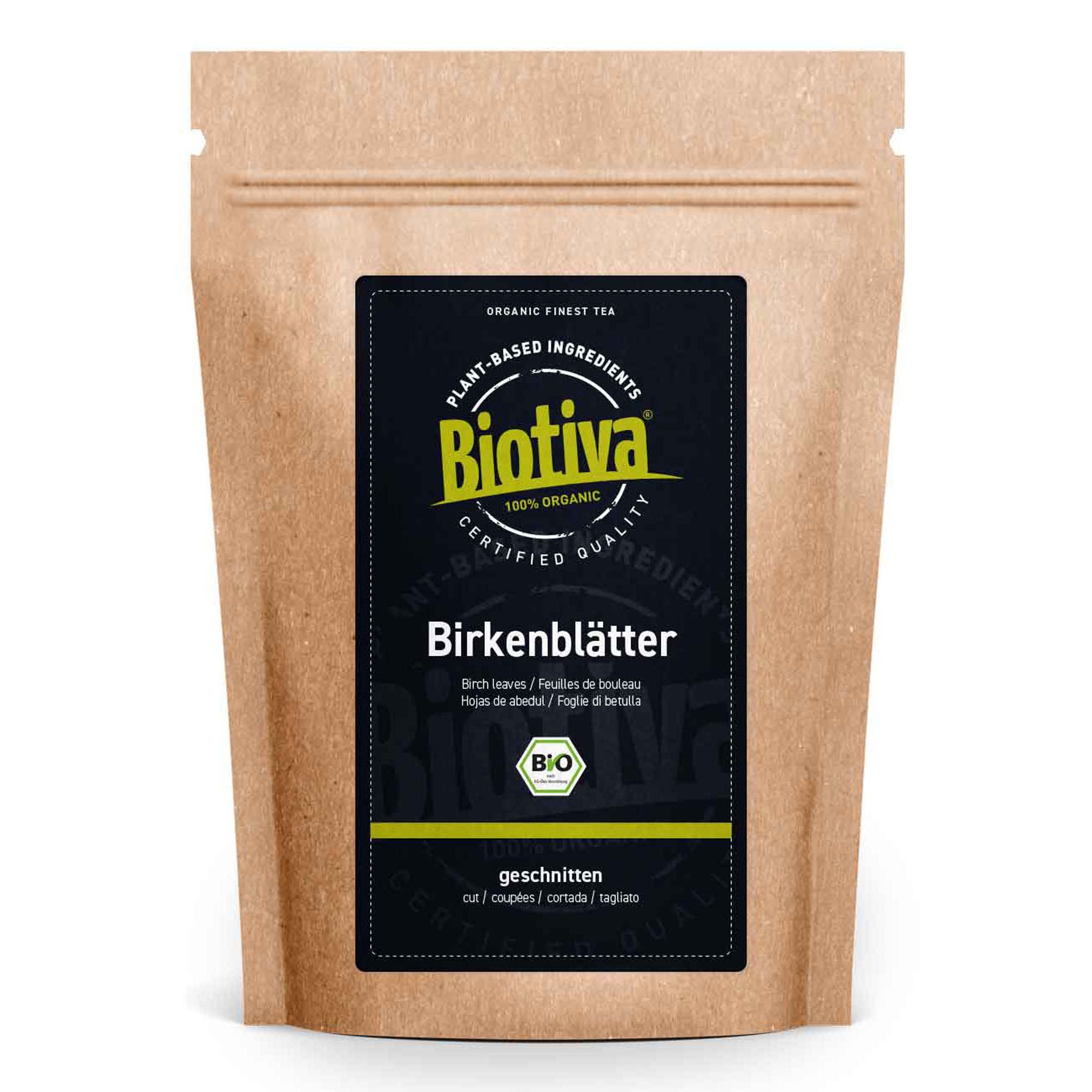 Biotiva Tè alle foglie di betulla biologico 100 g