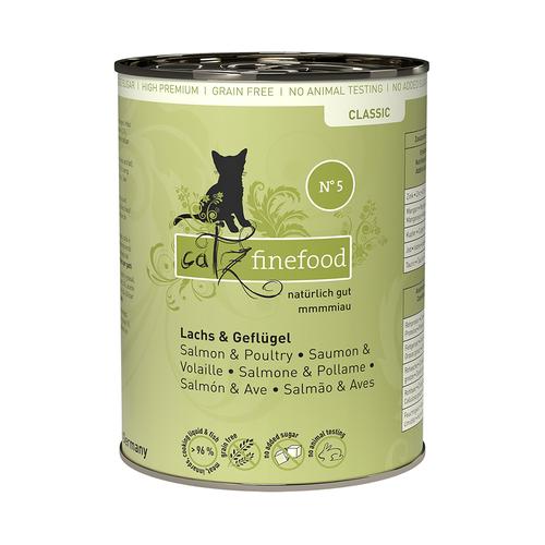 6x400g Salmon&Poultry Catz Finefood Can