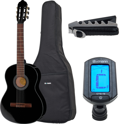 Gewa Student Black 3/4 Bundle