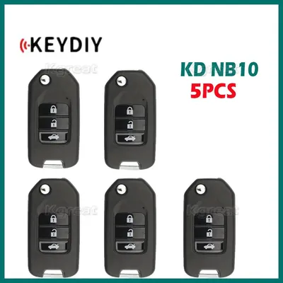 5pcs KEYDIY NB10 Multifunction Remote Car Key 2/3/4 Buttons for KD900/KD-X2/KD MINI Key Programmer