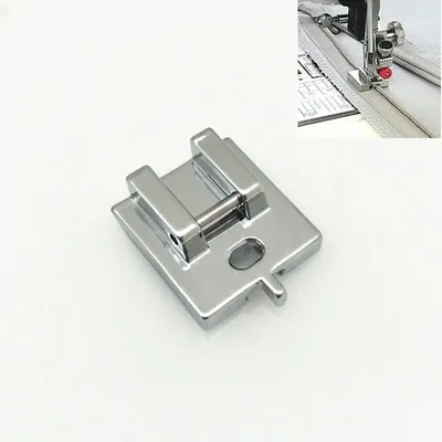 Hot Domestic Sewing Machine Parts 601ZN Invisible Concealed Zip Zipper Foot, Zipper foot With Tail Snap On 5BB5313-1