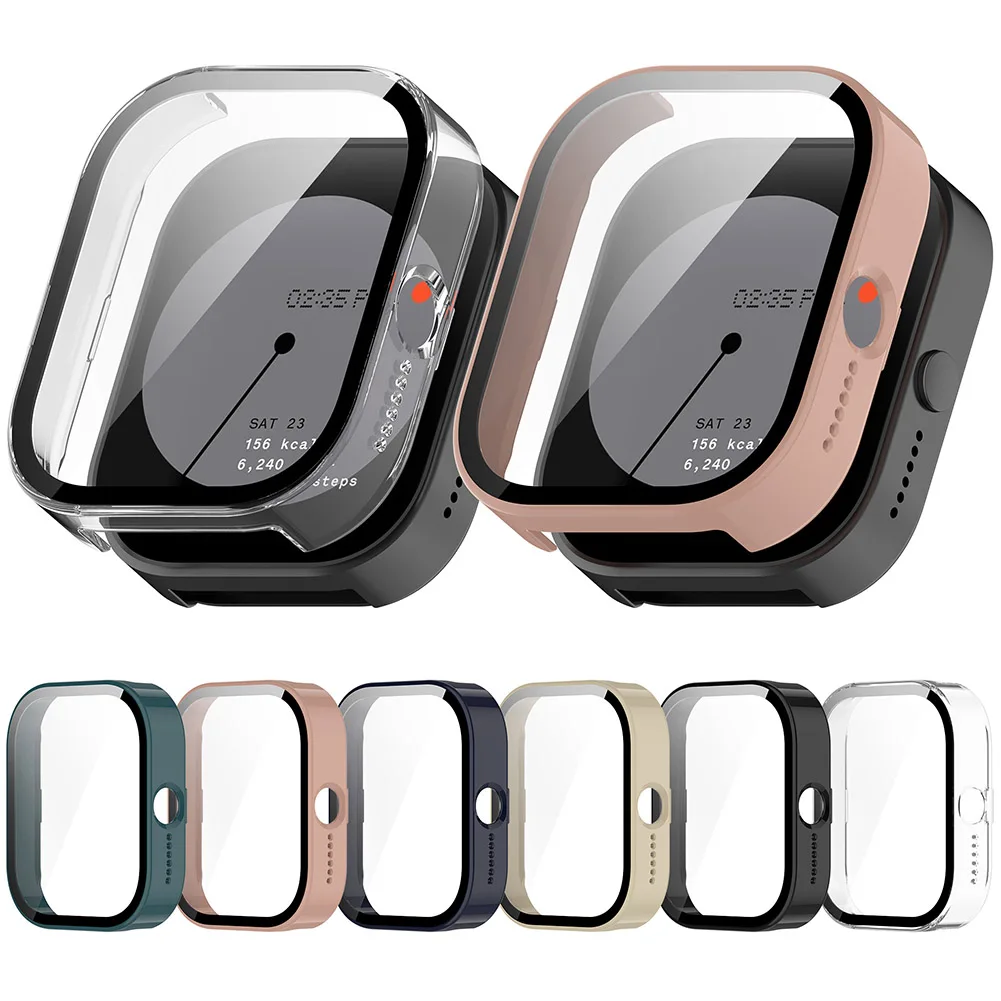 Tempered Glass Case Protective Cover Anti-Scratch Full Cover Bumper Protective Shell For CMF by Nothing Watch Pro/Galaxy Watch4