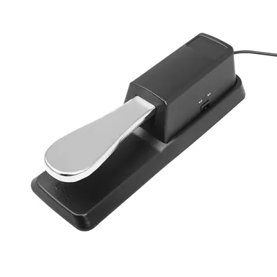 Sustain Pedal with Polarity Switch for MIDI Keyboard Synth Digital Pianos Electric Piano Drum