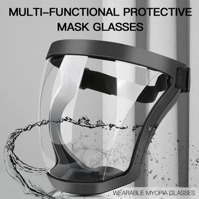 Highdefinition Protective Goggles Transparent Riding Goggles Antispray Antidust Antifog And Antiwind