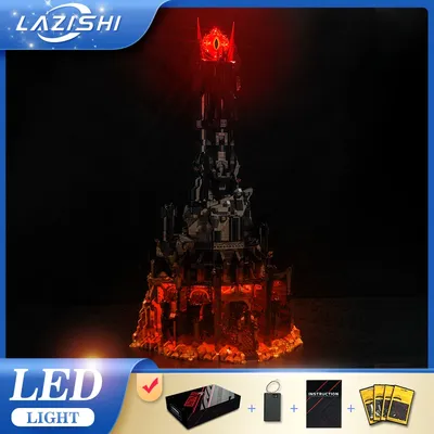 Lazishi LED 10333 set is suitable for Lord of the Rings: Baladu building blocks (only including