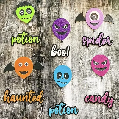 KSCRAFT Halloween Balloons Metal Cutting Dies Stencils for DIY Scrapbooking Decorative Embossing DIY
