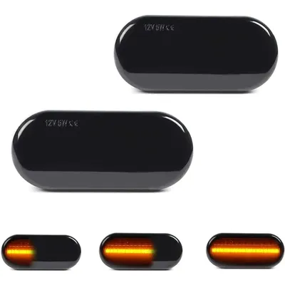 2X LED Dynamic Side Marker Turn Signal Light Indicator for VW Bora Golf 3 4 MK4 Jette Lupo Passat Z2