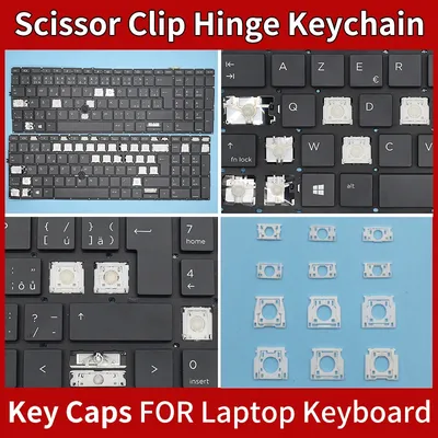 Replacement Keycaps Scissor Clip Hinge For HP ZBook Firefly 15 G8 15 G7 key caps Keyboard Keychain