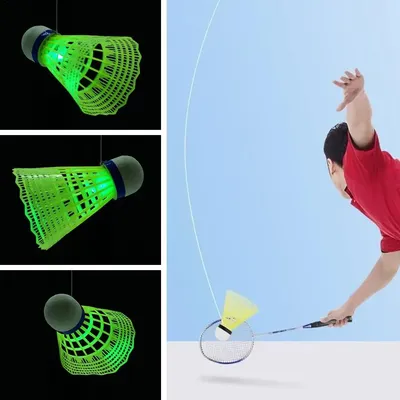 Portable Badminton Trainer Badminton Practice Robot Self-study Training Rebound Badminton Tool