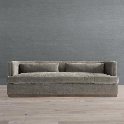 Esme Sofa - Chocolate Brown Beatrix Fabric - Frontgate