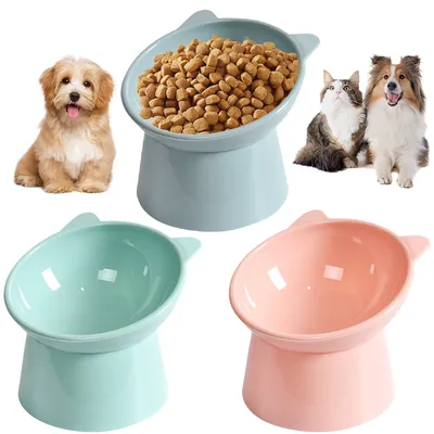 Gekippter Futternapf für Katzen, erhöhter Katzennapf, ergonomische Futternapf für Katzen, Image