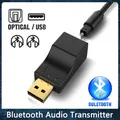 Trasmettitore Bluetooth wireless ottico USB Adattatore per trasmettitore audio 2 in 1 a bassa latenza per TV PC Adattatore audio wireless USB