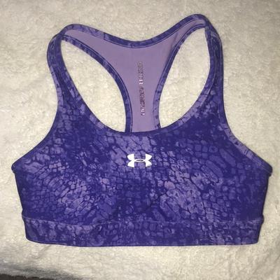 Under Armour Intimates & Sleepwear | Under Armoursports Bra, Size Sm/P | Color: Purple/Silver | Size: Xs