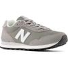 Sneaker NEW BALANCE "ML515", Gr. 47,5, grau (grau, weiß), Leder, Textil, sportlich, Schuhe
