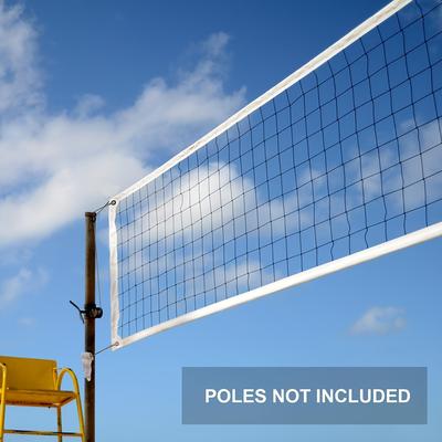 TEMU 1pc Volleyball Net, High-strength Pe Net, Weatherproof Material Replacement Net (without Poles)