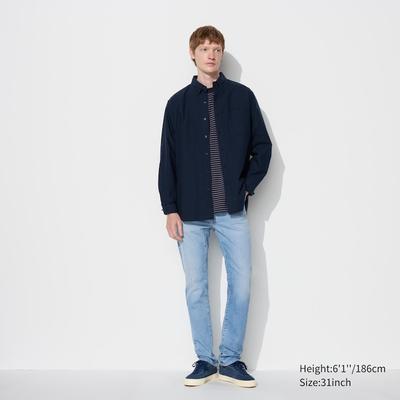 Uniqlo - Cotton Slim Fit Jeans - Blue - 40inch