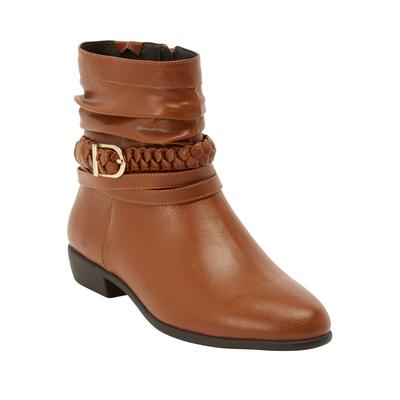 Women's The Mickey Bootie by Comfortview in Cognac (Size 9 1/2 M)