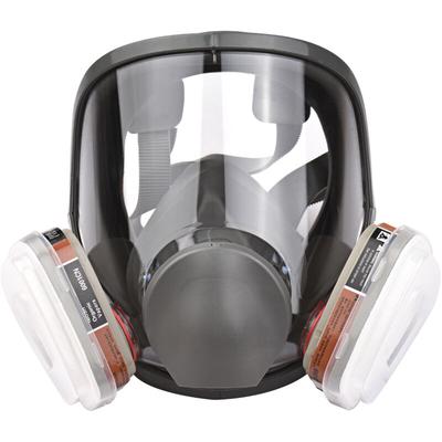 6800 16 in 1 Vollgesichtsmaske, Gasmaske, Vollgesichtsmaske, 1 Maskenkörper + 2 x 3 Kartuschen + 2