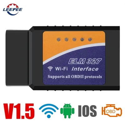 OBD2 Scanner Car Fault Code Reader Auto Diagnostic Scan Tool Car Accessories ELM327 WIFI V1.5 1PC