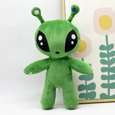 Hot Game Terrifying Plush Toy Green Big Eyes And Long Ears Monster Stuffed Dolls Plushies Pillow