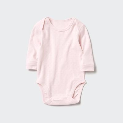 Uniqlo - Newborn's Cotton Bodysuit - Pink - 6-12 Mo