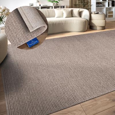 Wollteppich VILLEROY & BOCH "Francois", beige (linen), B:160cm H:7mm L:230cm, Wolle, Teppiche, in rund, oval, Läufer, handgewebt, Wolle, Wohnzimmer, Schlafzimmer Image