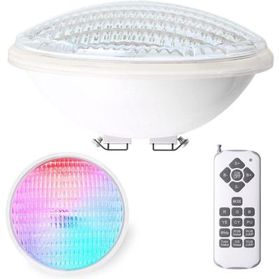 Ulisem - Schwimmbadbeleuchtung, rgbw 18W PAR56 IP68 Wasserdichte led Tauch-Poolbeleuchtung 12V