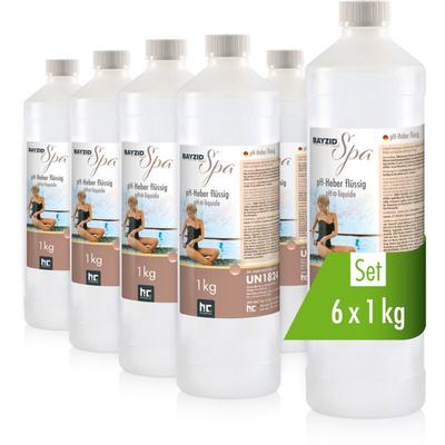 6 x 1 kg bayzid® spa pH Heber flüssig Image