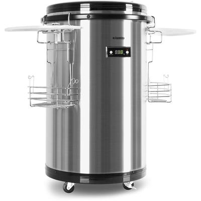Klarstein - Mr. Barbot Bar-Kühlschrank 50 Liter 6-16 °c Bodenrollen Edelstahl Image