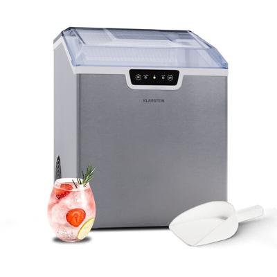 Klarstein - Eiswürfelmaschine für Zuhause Camping Gastro, Schnelle Mini-Eiswürfelmaschine Klein, Image