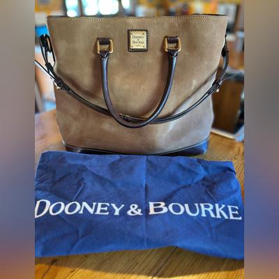 Dooney & Bourke Bags | Dooney And Bourke Nubuck Suede And Leather Chelsea Tote Bag | Color: Brown | Size: Os