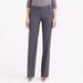 J. Crew Pants & Jumpsuits | J. Crew Light Gray Favorite Fit Wool Wide Leg Dress Pants 4 | Color: Gray | Size: 4