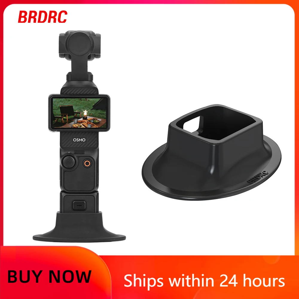 BRDRC Silikonbasis für DJI Osmo Pocket 4 3 Kamera-Dock, Desktop-Antirutsch-Fixierbasis, Schnellverschluss-Zubehör Image